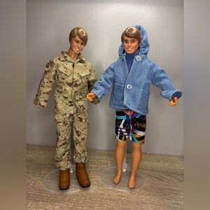 Set of two 1981 All Star Ken Dolls